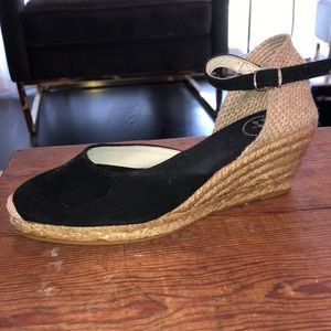 Black espadrilles